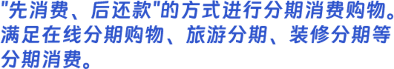 先消费后付款